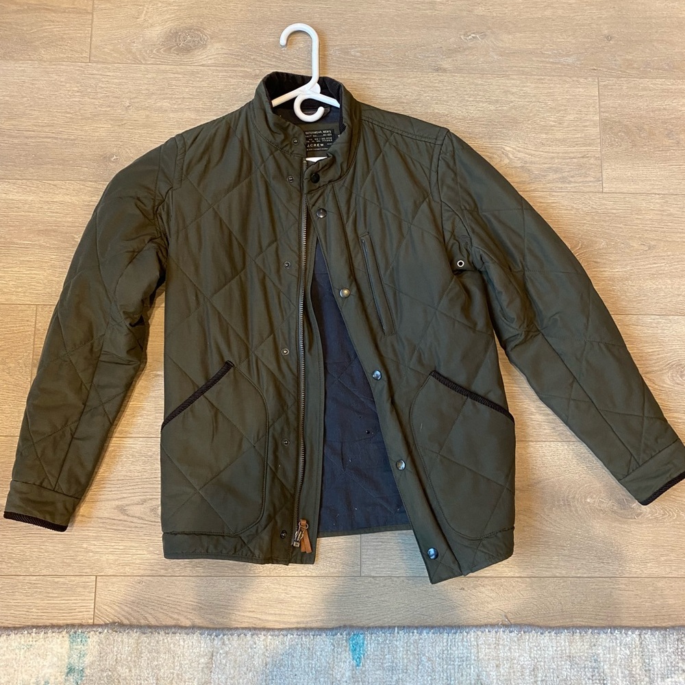 Jcrew Green like new Sussex jacket size XS